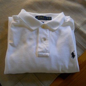 Ralph Lauren White Polo Shirt. Large size